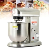 KUOYTT Impastatrice elettrica Professionale per Alimenti da Cucina – Ciotola Grande – 3 Accessori: sbattitore per Le Uova, Gancio per impastare e Frusta in Acciaio Inossidabile – Ciotola