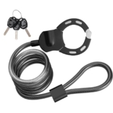 Kairey Antifurto Monopattino Elettrico,Lucchetto Bicicletta Antifurto,Accessori Serratura Monopattino Elettrico per Scooter per Passeggino Bicicletta E Scoote