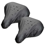 Kasanni 2 Pezzi Copri Sella Bici Pvc Impermeabile E Resistente, Facile Da Trasportare, Adatto Alla Maggior Parte Delle Biciclette Come Bici Da Strada, Mountain Bike E Bici Da Trekking: Nere