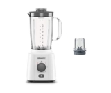 Kenwood BLP41.C0WH Frullatore, Caraffa da 2L dotata di pratica maniglia, lame in Acciaio, 3 velocità+Pulse, Incluso Accessorio TRITATUTTO, Piedini antiscivolo, Plastica, Bianco e Grigio