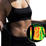 Kindax Fascia Dimagrante Cintura Addominale per Dimagrire, Brucia Grassi e Fa Sudare, Taglia Unisex Dimensione Regolabile per Uomo e Donna