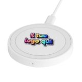 Kit 25 50 Caricatore Base Pad Ricarica Wireless 15 watt Personalizzato con Logo Testo Caricabatterie per smartphone Universale – Gadget Personalizzato Aziendale Pubblicitario (1)