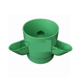 Kit sistema di coltivazione idroponica, Fioriere a torre verticale fai-da-te con 5 fori Tazze di colonizzazione staccabili in PP Piantagione di ortaggi fuori suolo for interni idroponico per la cura e