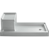 Kohler 1976-95 TRESHAM 60 X 32 RICEVITORE Seduto DX, Grigio Ghiaccio