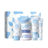 LAIKOU Set Regalo per la Cura Della Pelle, 5 Pezzi Kit per la Cura Della Pelle Donna, con Detergente Viso, Crema da Giorno, Crema da Notte, Crema Occhi, Solare, Regalo per Adolescenti Ragazze Uomini