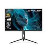 LC-Power 27″ PC Monitor 4K Ultra HD, 3840 x 2160, 144Hz, IPS, HDR400, 1ms, DP 1.4, 2x HDMI 2.1, 1x USB-C, Adaptive Sync, PiP, PbP, FPS, RTS