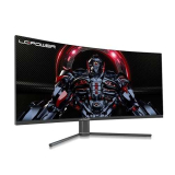 LC-Power 34″ Gaming Monitor, 165Hz 1500R Curved PC Display 3440×1440, 1ms, VA, HDR400, GamePlus, PiP/PbP, FPS/RTS, Low Blue, Flicker-Free, HDMI/DP, AMD FreeSync, VESA