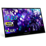 LC-Power LC-M16-4K-UHD-P-OLED Monitor portatile 4K OLED da 15,6 pollici, 3840 x 2160, OLED, touchscreen, 10000:1, 100% sRGB, nero