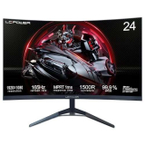 LC-Power Monitor Gaming Curvo(1500R) 24 Pollici FHD(1920×1080) 165Hz VA 1ms, DCI-P3 85%, AMD FreeSync HDR Ready, 2x DP 1.4,2× HDMI 2.0, Ideale Per PS5 e PC Gaming – LC-M24-FHD-165-C-V2
