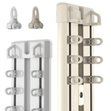 LCZYMEN Binario da soffitto divisorio per Set di Tende, Bagno, Doccia, Camera da Letto, Ospedale, Camper, Sistema di Montaggio a soffitto con binari per Tende per Camper