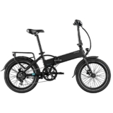 LEGEND EBIKES Monza Bici Elettrica Pieghevole Adulto, Batteria Rimovibile 36V 14Ah, 25km/h, eBike 250W, 6 Velocità, Bicicletta Elettrica Ruote 20″, Bici Elettriche Freni Idraulici, Smartbike Nero
