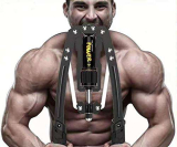 LEJIEYIN Power Twister di Potenza Idraulica Regolabile di Potenza Idraulica 10-200 kg Allenamento Petto Pettorali Attrezzi Allenamento Braccio Uomo Molla per Pettorali Pectoral Machine (Nero)