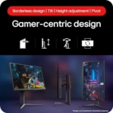 LG 27GS75Q-B Monitor PC 68,6 cm [27] 2560 x 1440 Pixel Quad HD Nero (IPS 27IN 2560 X 1440 1MS 16:09 – HDMI X2 DISPLAYPORT HEADPHONE)