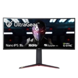 LG 34GN850-B.AED 86,7 cm (34 pollici) Curved Ultragear IPS Gaming Monitor (144 Hz, 1 ms GtG, G-Sync, Free-Sync, HDR, HDMI, Display Port, USB, uscita cuffie), nero