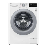 LG AI DD F2WV3S7S4E Lavatrice Slim a Carica Frontale 7 kg, 1200 giri/min, Serie V3, Lavaggio a Vapore, Motore Inverter Direct Drive, Smart Diagnosis, Libera Installazione, Bianca