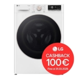 LG AI DD F4R7013TSWG Lavatrice 13kg, a Carica Frontale, Serie R7, Lavatrice Classe A -20%, 1400 giri, TurboWash 360, Vapore su 7 Programmi, Wi-Fi, Inverter Direct Drive, Libera installazione, Bianco