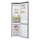 LG GBP62DSNCN1 Frigorifero Combinato Total No Frost, 384L, Tecnologia Door & Linear Cooling, Cassetti Fresh Balancer e Fresh Converter, Compressore Smart Inverter, Display interno, Grafite