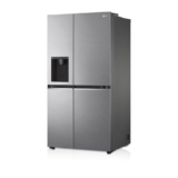 LG GSLV70PZTD Frigorifero Americano Side-by-Side, Total No Frost, 635L, Classe D, Wi-Fi, Frigorifero con Dispenser Acqua e Ghiaccio con Allaccio, Door & Linear Cooling, Platinum Silver