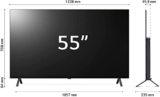 LG OLED55A26LA Smart TV 4K 55″ TV OLED Serie A2 2022, Processore α7 Gen 5, Dolby Vision, Dolby Atmos, Filmmaker Mode, Google Assistant e Alexa, Wi-Fi, webOS 22, Telecomando Puntatore