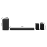 LG S40TR – Soundbar Intelligente, Potenza 400W e 4.1 Canali, con Intelligenza Artificiale, Prodotto Eco Smart Green, Suono Surround Dolby Atmos e DTS