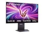 LG UltraGear OLED 32GS95UE Monitor Gaming 32″, UHD 4K (3840×2160), OLED, 240Hz, 480Hz in FHD con Dual Mode, 0,03ms (GtG), G-Sync, FreeSync Premium Pro, HDR 400 True Black, HDMI 2.1, DisplayPort, Nero