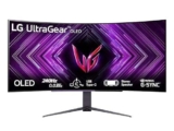 LG UltraGear OLED 45GS96QB Monitor Gaming 45″, 21:9 Curvo (800R), WQHD (3440×1440), OLED, 240Hz, 0,03ms (GtG), G-Sync, FreeSync Premium Pro, Speaker 14W, USB-C (65W), HDMI 2.1, DisplayPort, Nero