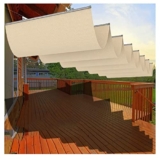 LIJINBO Rete Ombreggiatura Tela Ombreggiatura,Sun Shade Sail, Wave Shade Sails, Retrattile 2022 Migliorare Il Rullo Scorrevole Cieco con Kit Di Montaggio for Copertura Pergola -UV, (Noi Personn