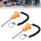 LONGHAO 2 PCS,Perno del Pacco Pesi,Perno per Pesa Pesi Accessori,Perno di Peso,con Accessori per Attrezzature per L’Allenamento con Coulisse,Perno Magnetico per Impilare I Pesi,per Palestra