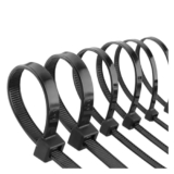 LYCCS Fascette stringicavo in Nylon, Fascette autobloccanti Nere for organizzazione Domestica, Giardino, Fai da Te, 250/500 Pezzi/Confezione(8x500mm)