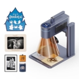 LaserPecker 4 Doppio Incisore Laser per Quasi Tutti i Materiali, Macchina per Incisione e Taglio Laser Doppio Ultraveloce e Preciso, 4000 mm/s, per Metallo, Legno, Vetro, Acrilico, Gioielli