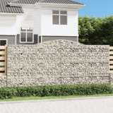 Lauuoeriau ARREDO ARREDO CASA CESTINI GABIONE ARRICCATO 10 PZ 400X50X180/200 CM IN FERRO ZINCATO – ARREDO