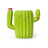 Legami – Portapenne in Ceramica, Desk Friends, 12,5 x 7,5 cm, Tema Cactus, da Scrivania, Dipinti a Mano
