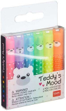 Legami – Set di 6 mini evidenziatori Teddy’s Mood, 6 pezzi (1 confezione)