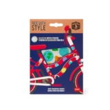Legami Stickers Riflettenti per Bicicletta-Ride with Style, Adesivi Catarifrangenti, Resistenti a Sole e Pioggia, Facili da Applicare e da Rimuovere, Decorazioni Bici per Bambini, Space