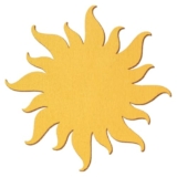 Legno dorato sole – 3-50 cm – decorazione fai da te, dimensioni: 49 cm, confezione da 100 pezzi