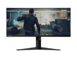 Lenovo G34w-10 Monitor Gaming Curvo, Display 34″ VA Quad HD, Free-Sync, Risoluzione 3440×1440, 1 ms, 144hz, HDMI, DP, USB-C, Nero