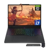 Lenovo Legion 5 15″ WQXGA 165Hz Gaming Laptop, Intel i7-14700HX, RTX 5060 8GB GDDR7, 16GB DDR5, 1TB SSD, 24-Zone RGB retroilluminato, fotocamera 5.0MP, Wi-Fi 7, Win 11, nero, set docking station da