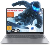 Lenovo ThinkBook 16 G6 16 pollici FHD+ Computer portatile, AMD 8-Core Ryzen 7 7730U (Beat i7-1360P), 64GB DDR4 RAM, 2TB PCIe SSD, WiFi 6, Bluetooth 5.3, Type-C 3.2, lettore di impronte digitali,