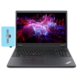 Lenovo ThinkPad P16v Gen 1 – Computer portatile domestico e aziendale (AMD Ryzen 9 PRO 7940HS 8-Core, 64 GB DDR5 5600 MHz RAM, 2 x 1 TB PCIe SSD (2 TB), RTX 2000 Ada, 16″ 60 Hz Win 11 Pro) con hub