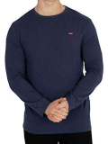 Levi’s Long-Sleeve Original Housemark Tee, Uomo, Cotton + Patch Dress Blues, M