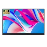 Lijiaxiuyc-101 Monitor portatile da 15,6 pollici con risoluzione Full HD 4K, schermo esteso multifunzione 16:9 Monitor per Smart Working