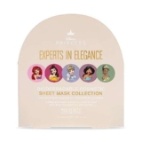 MAD BEAUTY Disney Princess Face Mask Set 5-pack | Tiana, Belle, Jasmine, Cinderella, Ariel | Green Tea, Pomegranate, Coconut, Lavender, Cucumber