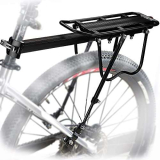 MAIKEHIGH Universale Regolabile Porta Posteriore per Bicicletta Portapacchi Bicicletta Accessori apparecchiature in Bicicletta Supporto footstock Carrier Rack con riflettore