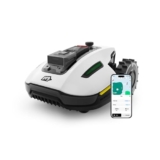 MAMMOTION YUKA mini 500 Robot Tagliaerba Senza Filo Perimetrale, Consigliato 500m², Max. 700m², Mappatura Automatica Visione AI 3D, Pendenza 50%, 5 Lame a Rasoio Orientabili, con Modulo 4G