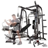 MARCY Md-9010g Home Gym, Macchina Smith Unisex, Nero, M