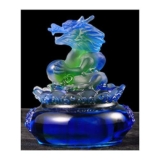 MMAXZ Ornamenti Zen Statua del Drago dello Zodiaco Feng Shui Lucky Animal Home Decorazione del Soggiorno Regalo di Compleanno Decorazione Feng Shui da Collezione