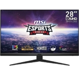 MSI G281UV Monitor Gaming 27,9″ IPS, 3840 x 2160 (UHD 4K), 60 Hz / 4ms GtG, FreeSync, 94% DCI-P3 Colour (10-Bit), DisplayHDR 400, Less Blue Light Premium – DP 1.2a, HDMI 2.0b