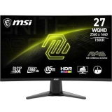 MSI MAG 27CQ6F Monitor Gaming da 27″ WQHD Curvo – Pannello VA Rapid 1500R (2560 x 1440), 180 Hz / 0.5ms (GtG, Min.), Adaptive-Sync – DP 1.4a, HDMI 2.0b CEC