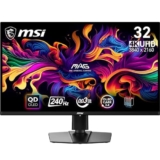 MSI MAG 321UPX QD-OLED Monitor Gaming 31.5″ 4K UHD – Pannello Quantum Dot OLED (3840 x 2160), 240Hz/0.03ms, 99% DCI-P3, Display HDR True Black 400 – DP 1.4a, HDMI 2.1, USB Type-C