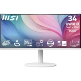 MSI Modern MD342CQPW Monitor 34″ UWQHD Curvo 1500R – Pannello VA (3440 x 1440) – Altoparlanti Integrati,KVM, PIP/PBP, Ampia Gamma di Colori, Schermo eye-Friendly, Regolabile in 3 Modi